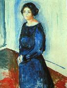 Edvard Munch Woman in Blue oil painting picture wholesale